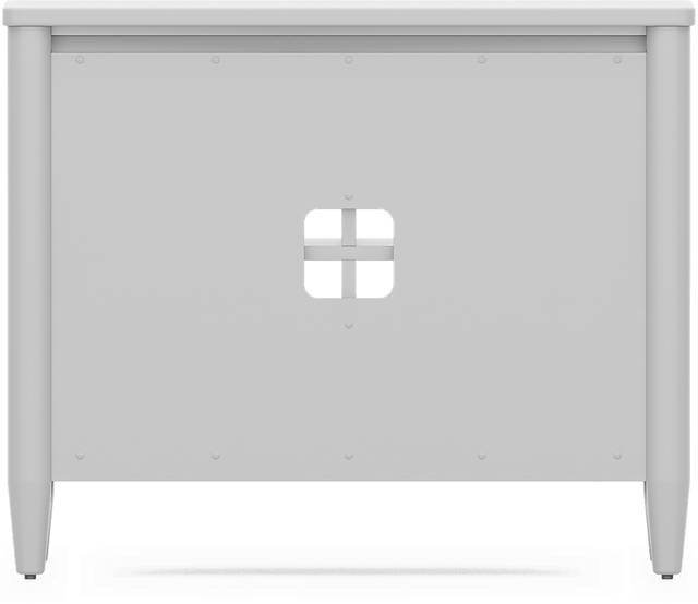 Kids Modern Colors Light Gray 37" Bookcase - Thumbnail - Image 3