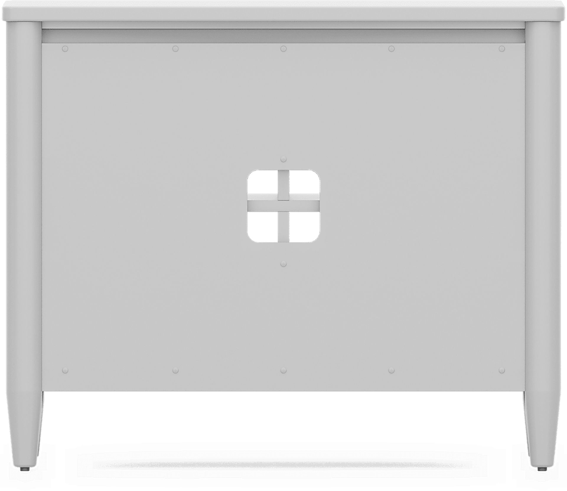Kids Modern Colors Light Gray 37" Bookcase - Image 3