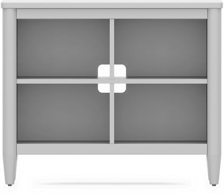 Kids Modern Colors Light Gray 37" Bookcase