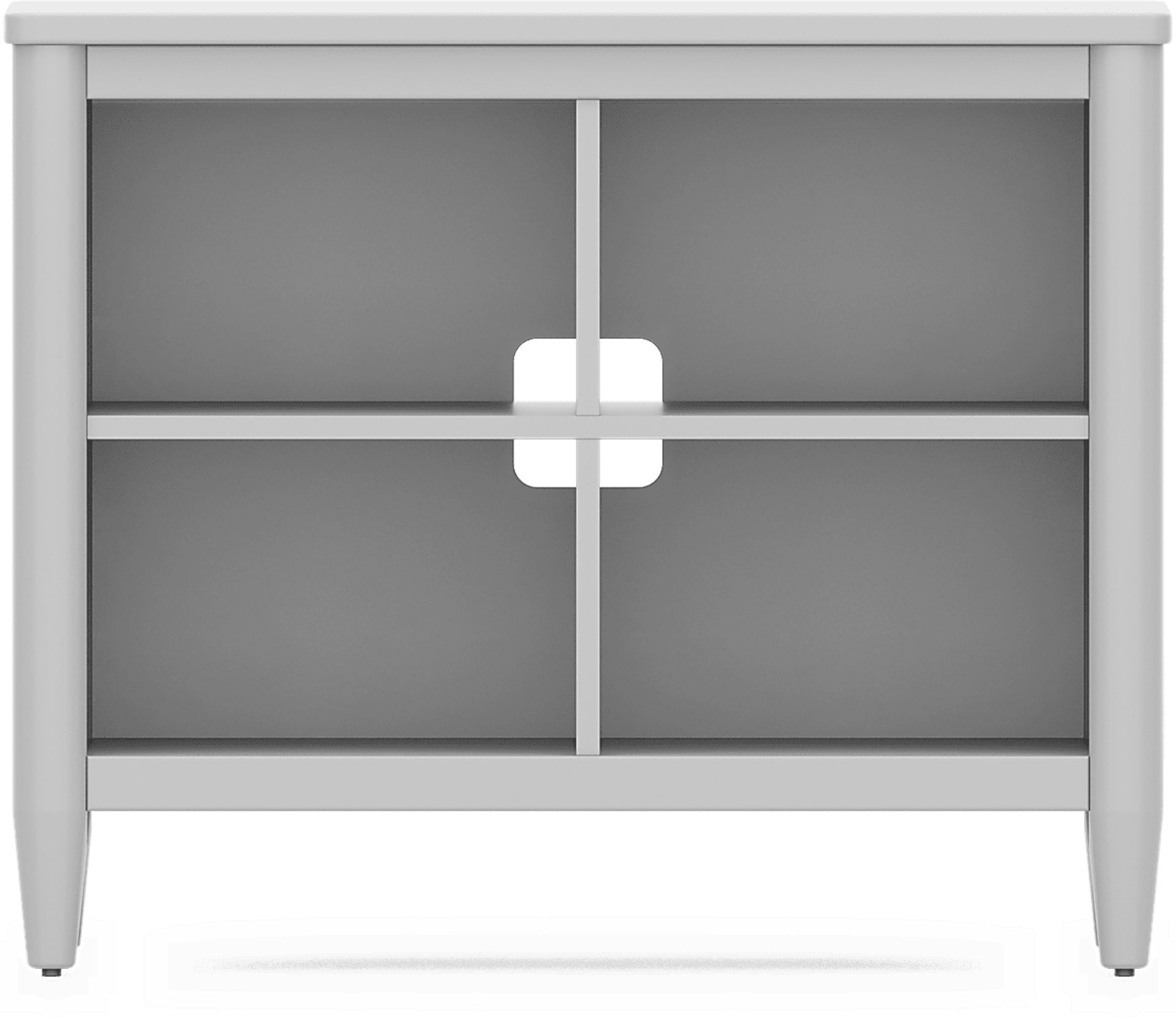 Kids Modern Colors Light Gray 37" Bookcase - Image 1