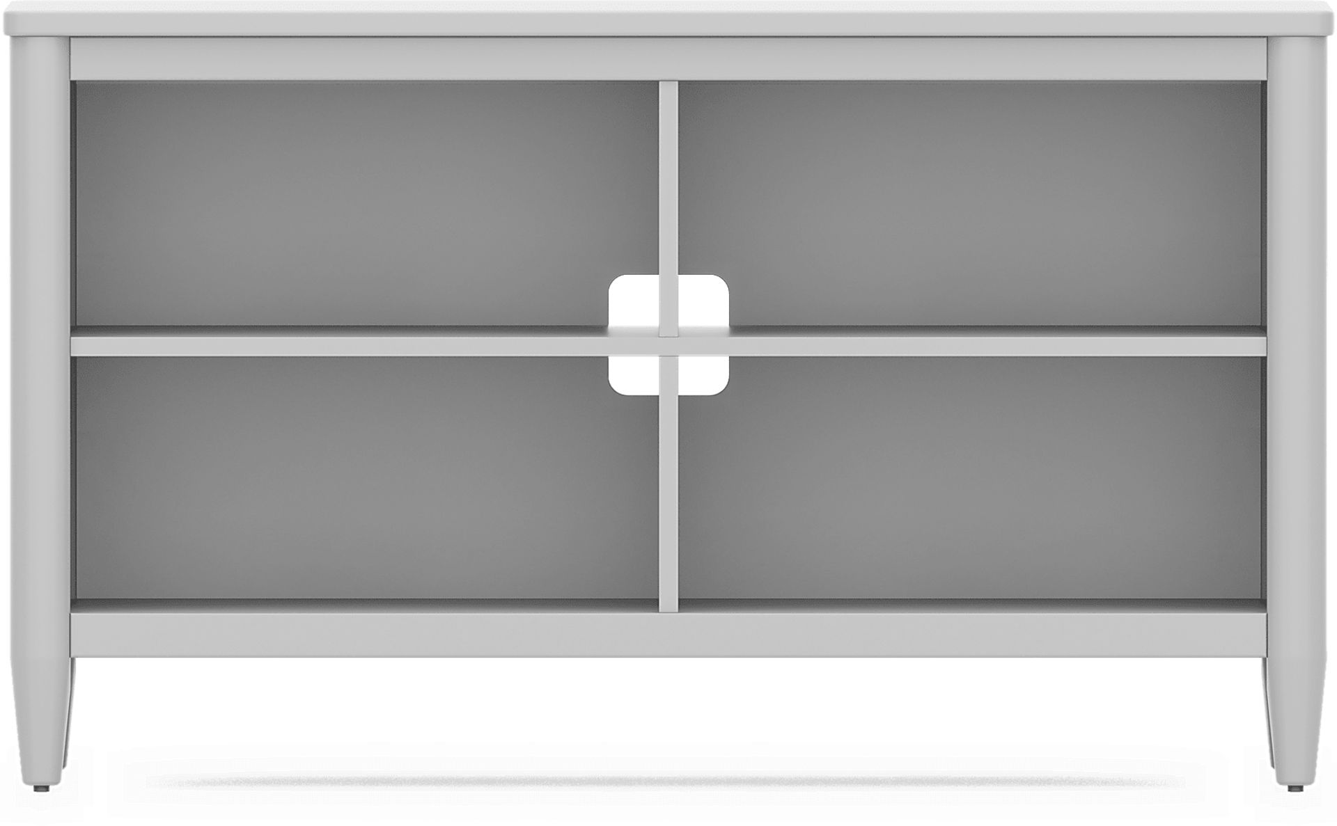Kids Modern Colors Light Gray 52" Bookcase - Image 1