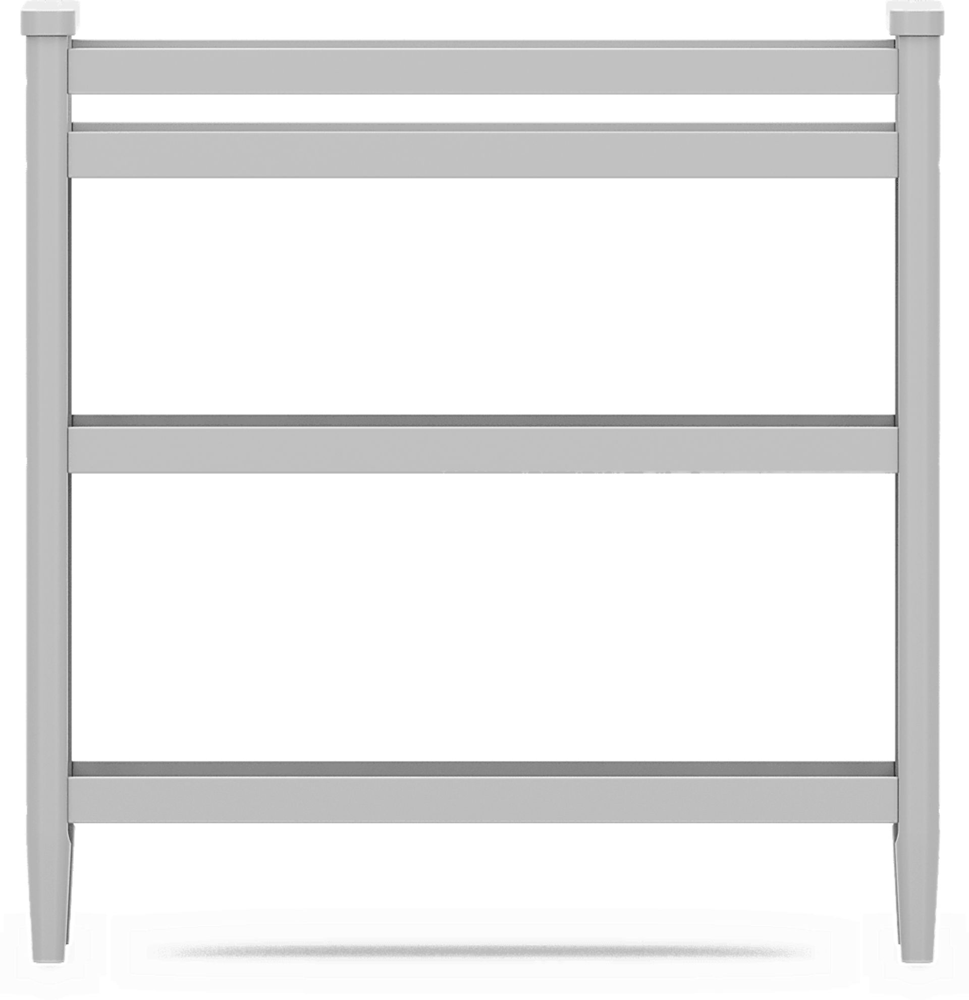 Kids Modern Colors Light Gray 3-in-1 Convertible Nursery Set - Image 7