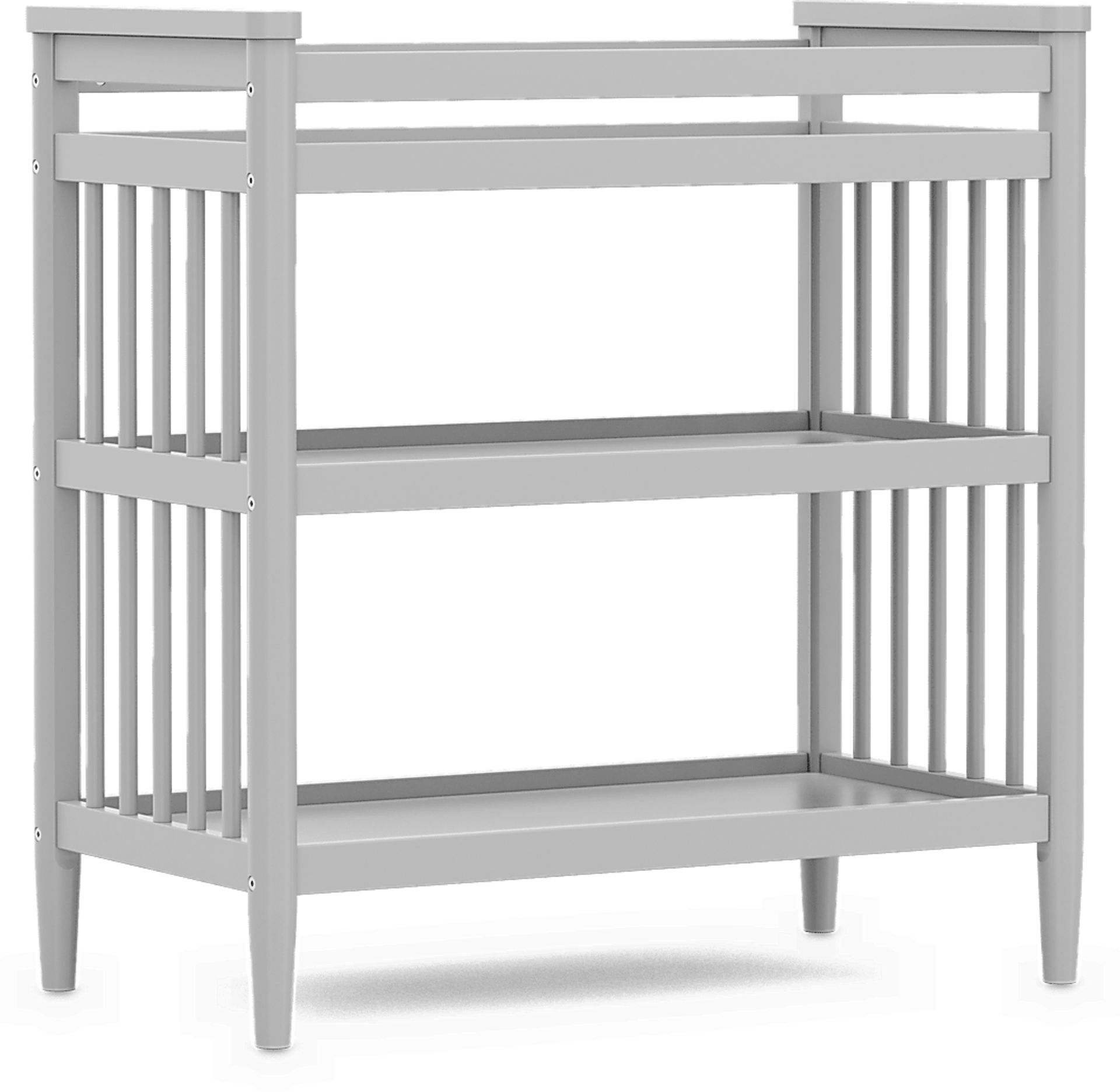 Kids Modern Colors Light Gray Changing Table - Image 1