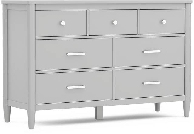 Kids Modern Colors Light Gray Full Panel Bedroom - Thumbnail - Image 5