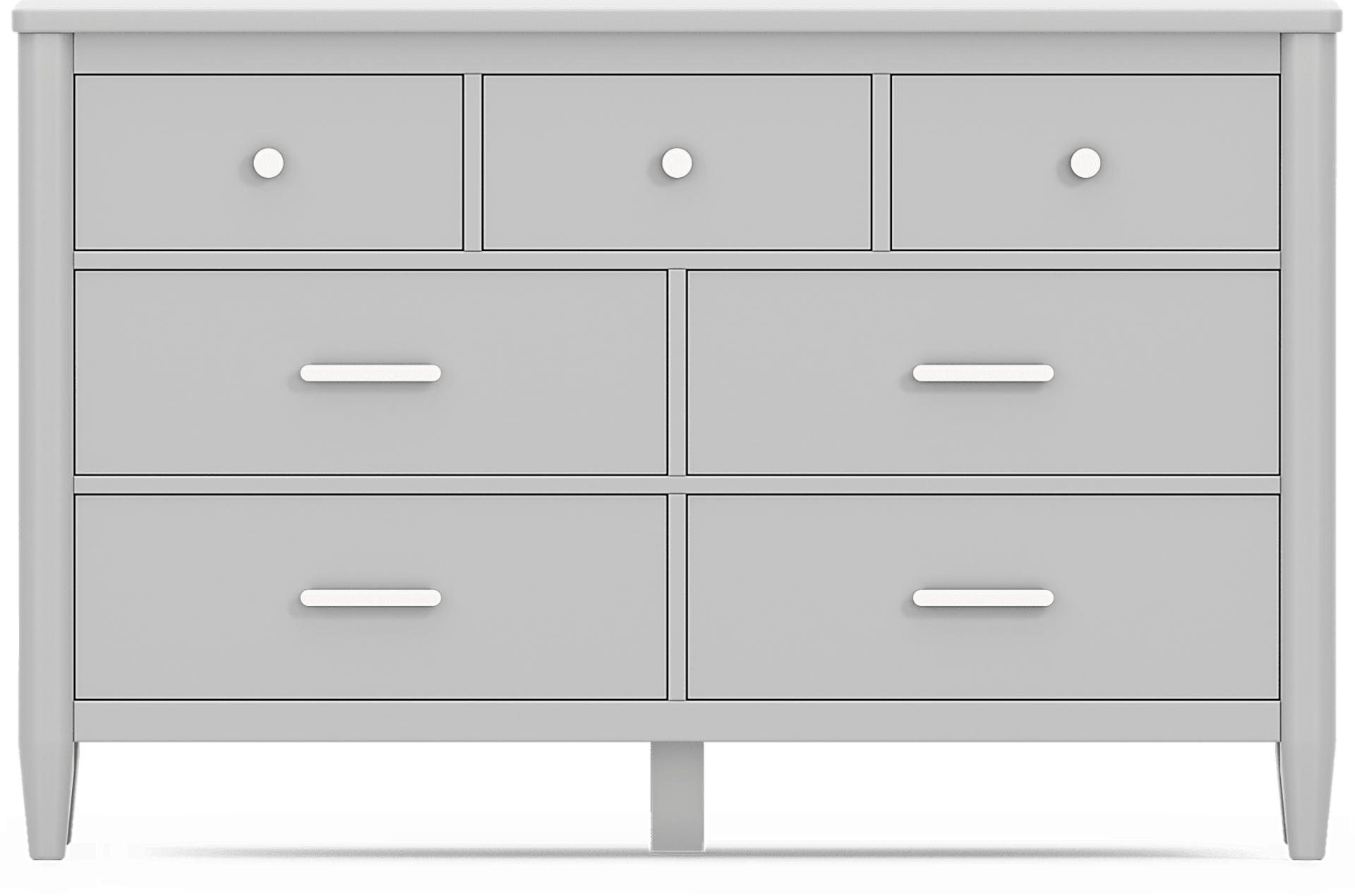 light gray dresser