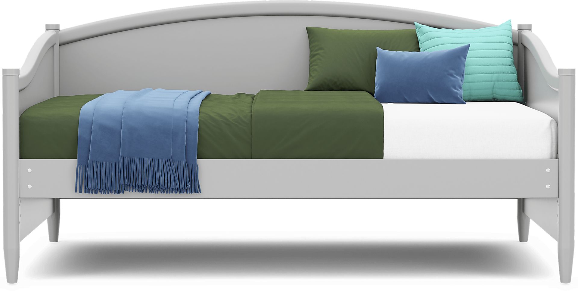 Kids Modern Colors Light Gray Full Daybed - Image 4