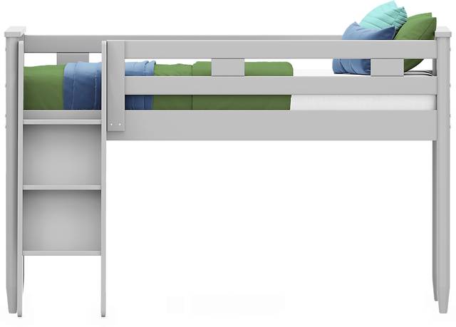 Kids Modern Colors Light Gray Full Loft - Thumbnail - Image 2