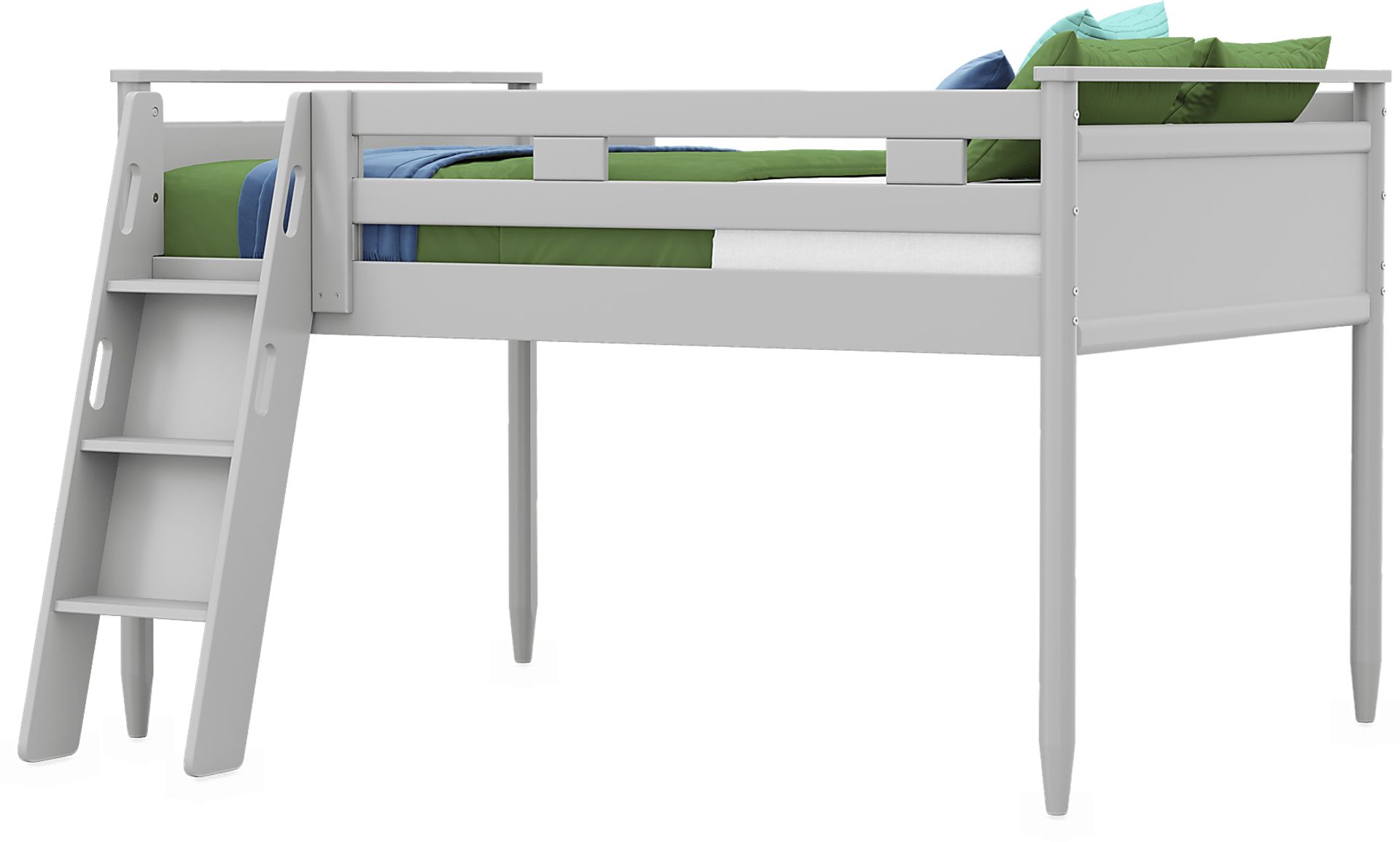 Kids Modern Colors Light Gray Full Loft - Image 3