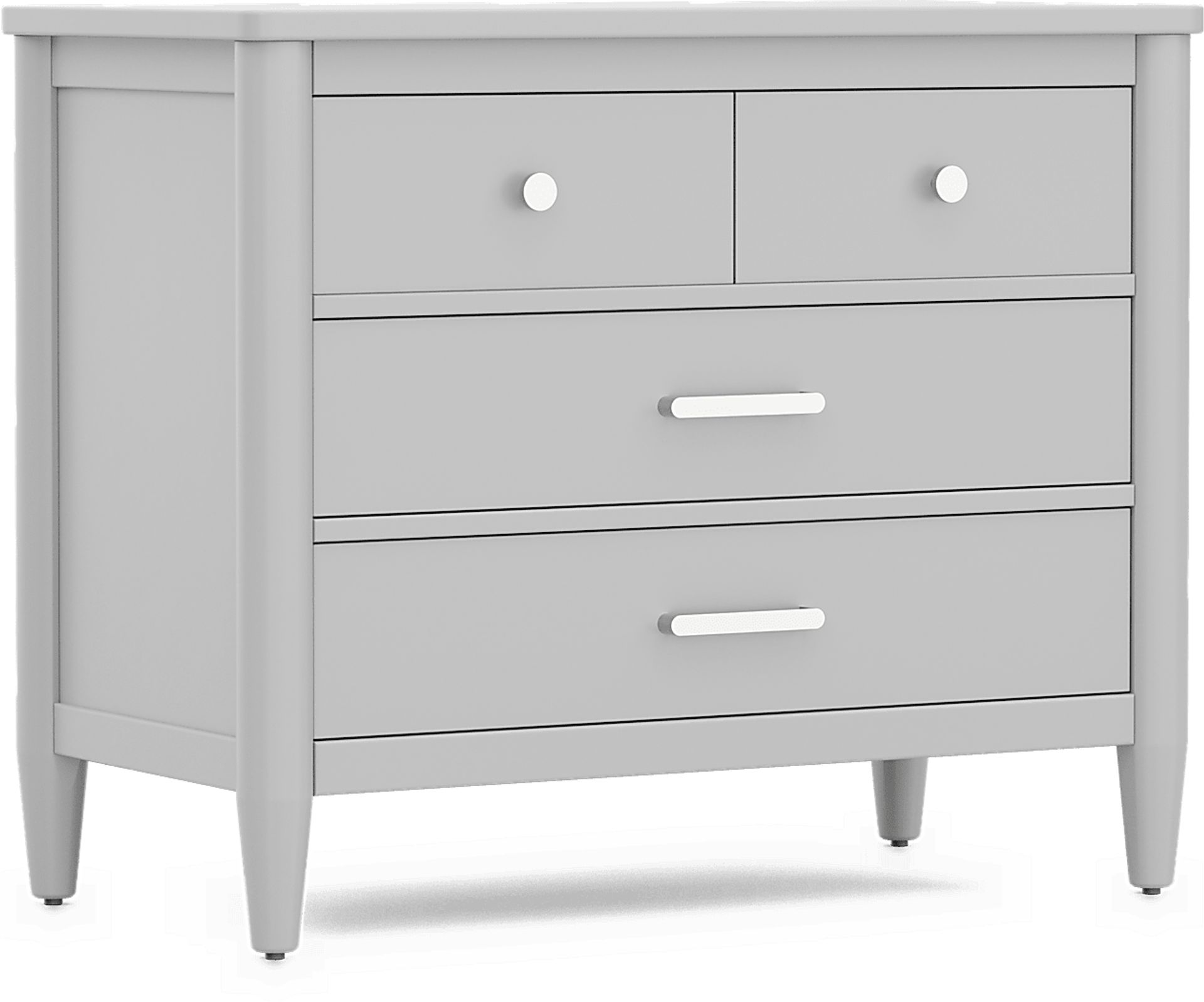 Kids Modern Colors Light Gray Loft Chest - Image 2
