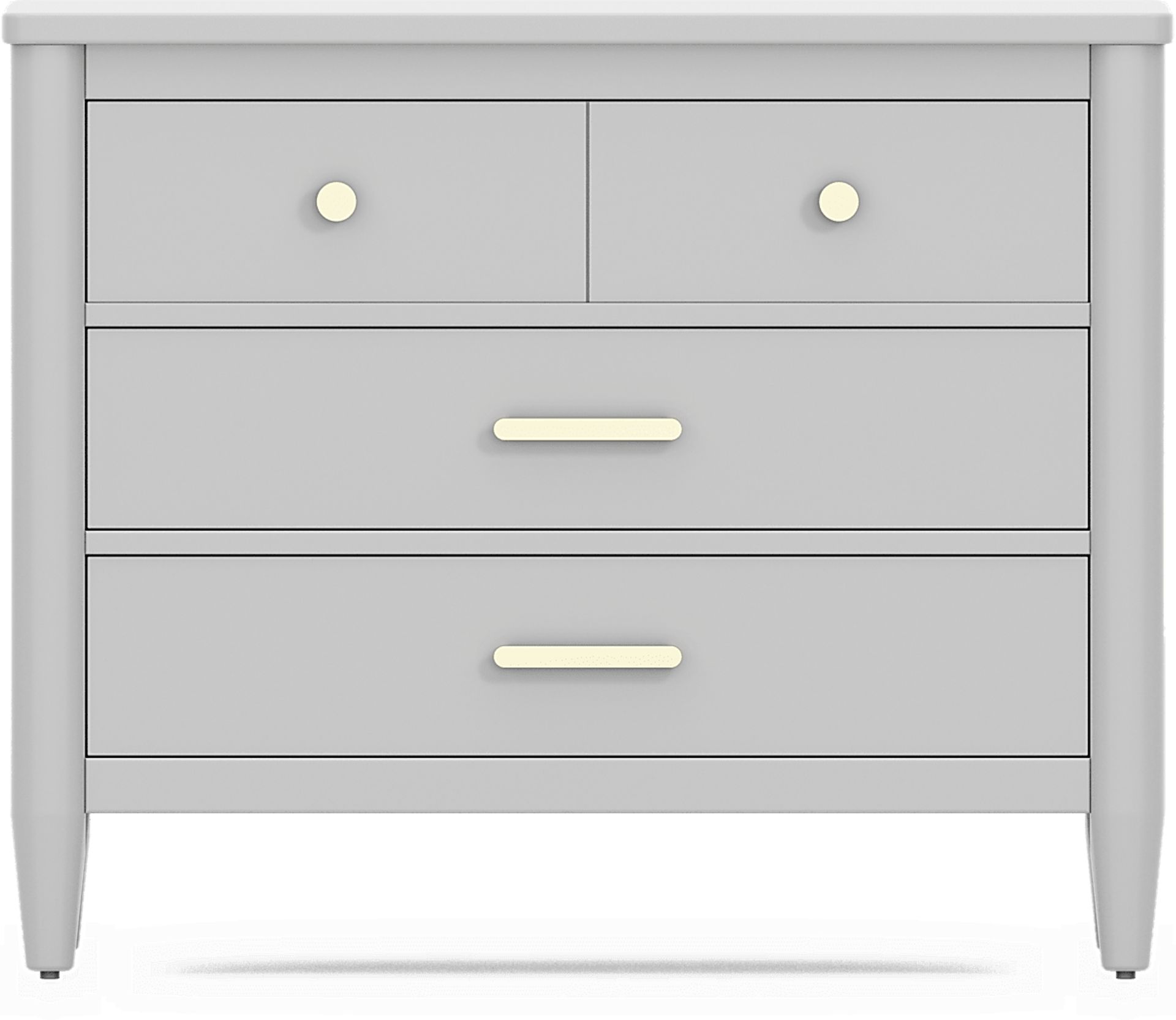Kids Modern Colors Light Gray Loft Chest - Image 4