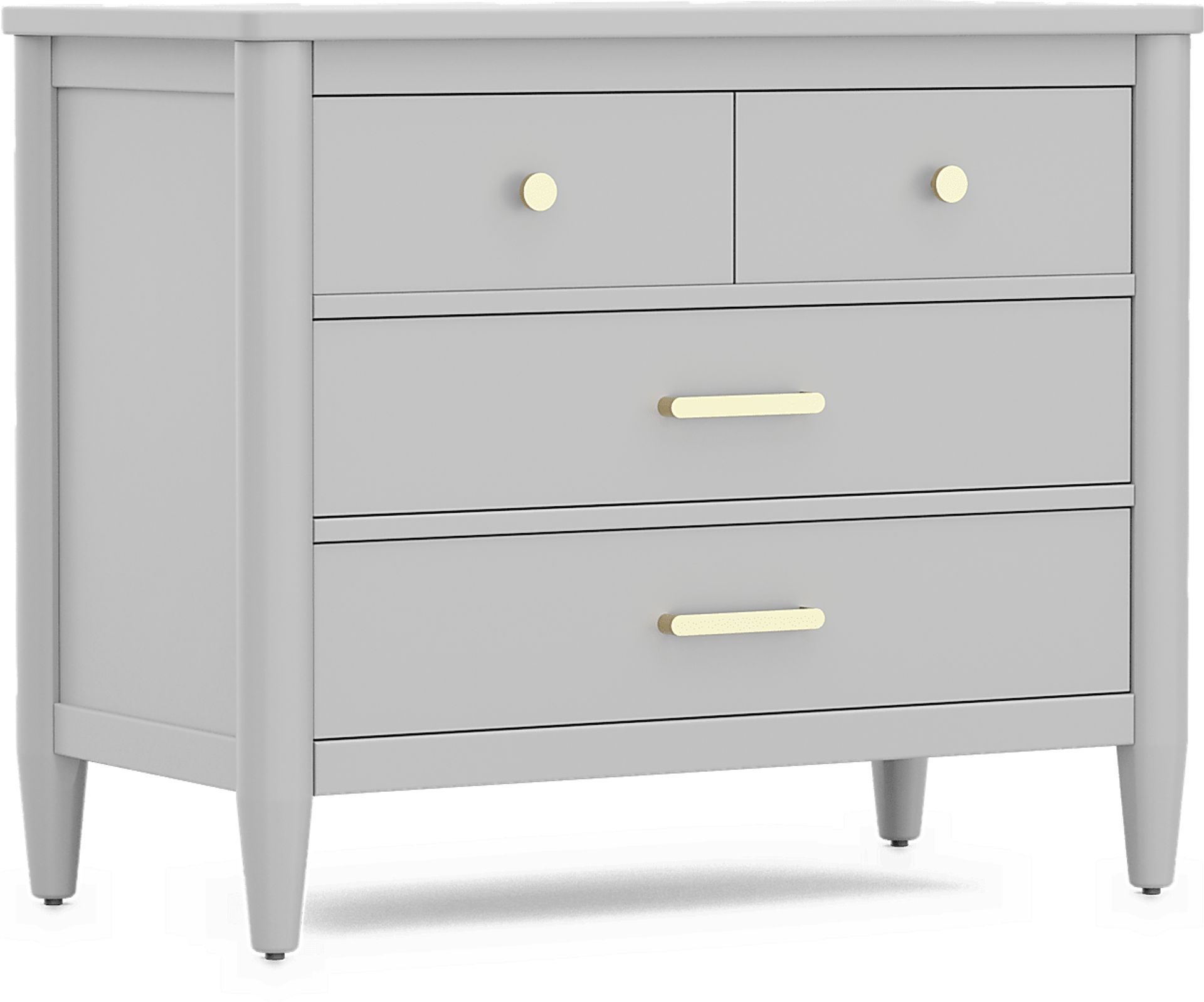 Kids Modern Colors Light Gray Loft Chest - Image 5