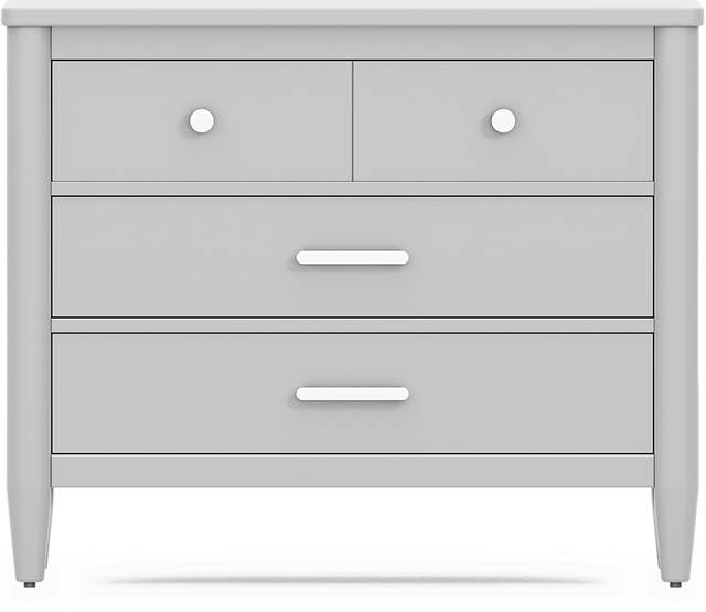 Kids Modern Colors Light Gray Loft Chest - Thumbnail - Image 1