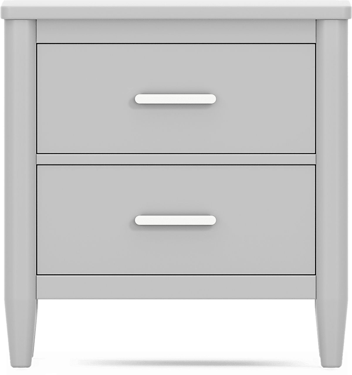 Modern Colors Light Gray Nightstand Rooms to Go