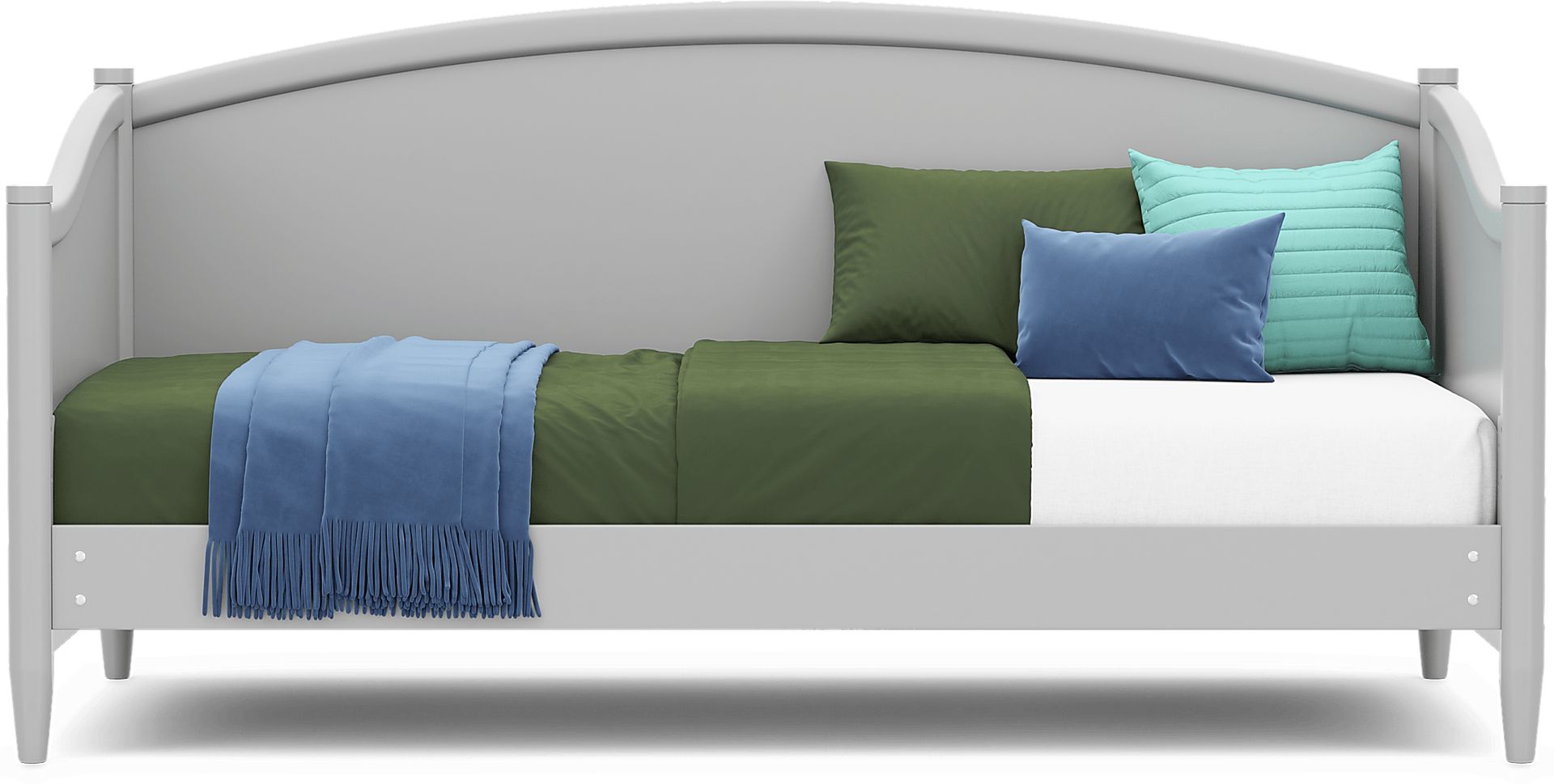 Kids Modern Colors Light Gray Twin Daybed - Image 2