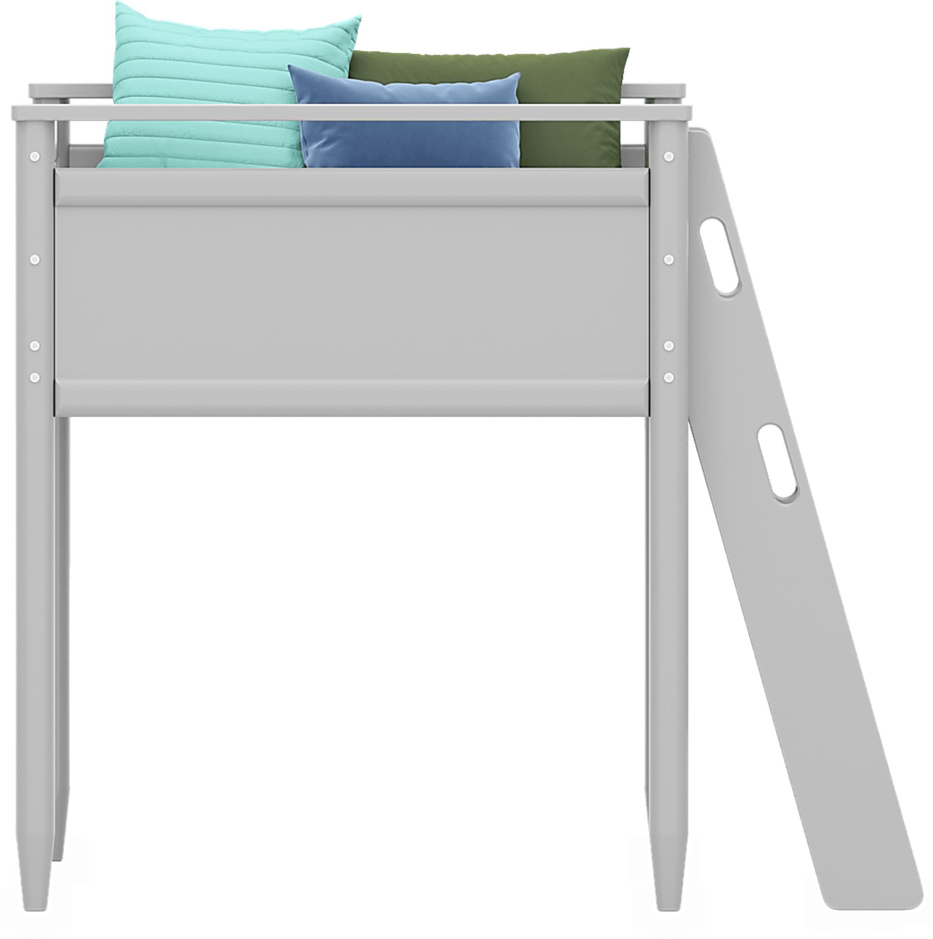 Kids Modern Colors Light Gray Twin Loft - Image 3