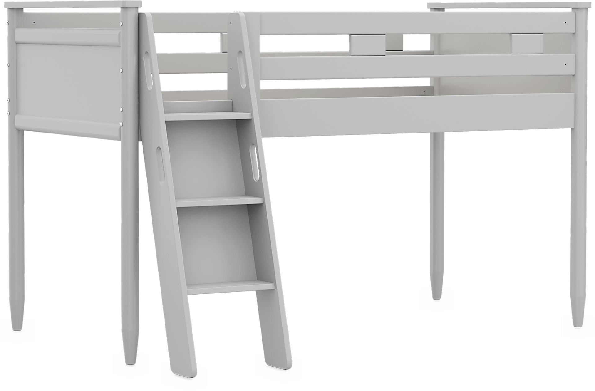 Kids Modern Colors Light Gray Twin Loft - Image 4