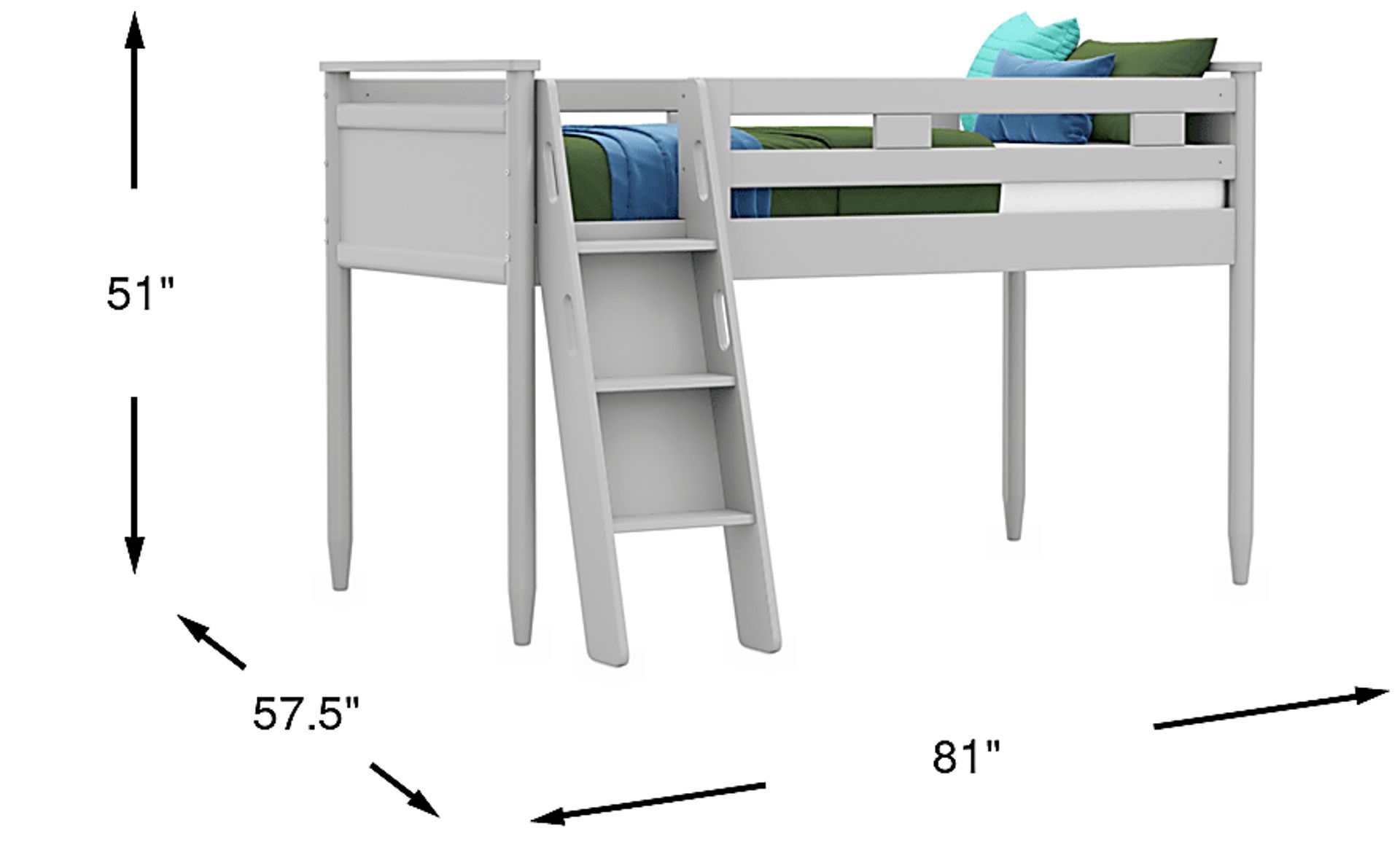 Dimension Image. Please refer to the Dimension Tab on this page for dimension details.