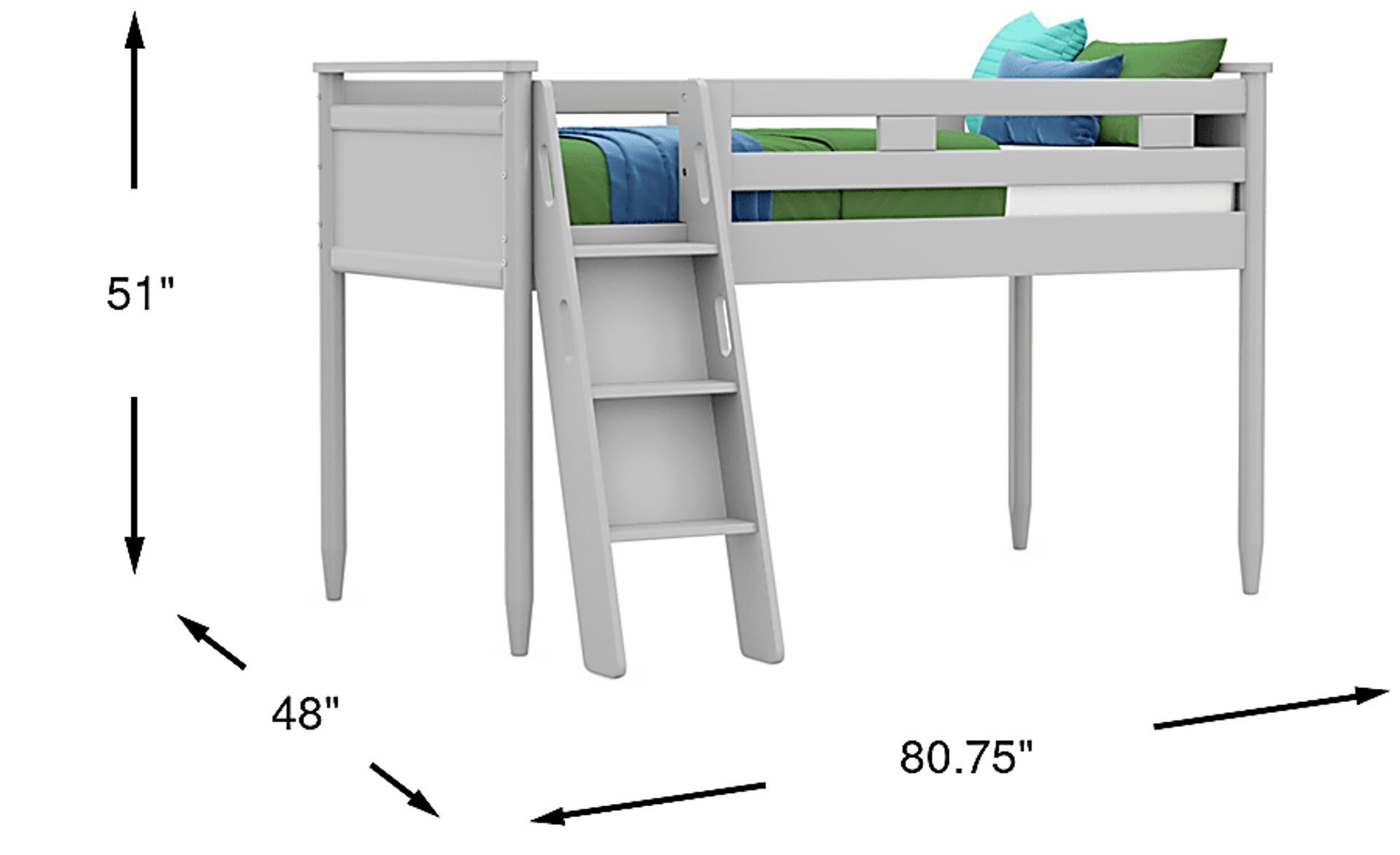 Dimension Image. Please refer to the Dimension Tab on this page for dimension details.