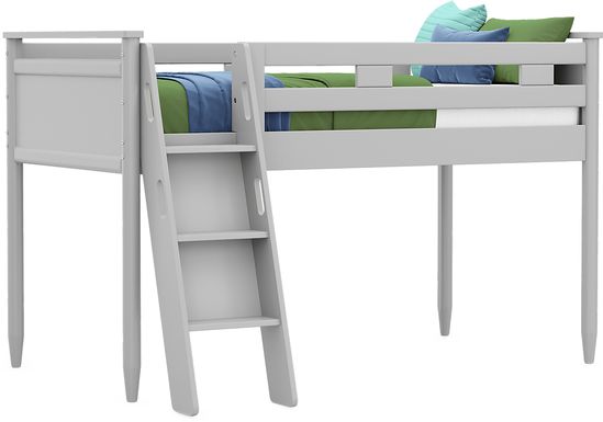 Kids Modern Colors Light Gray Twin Loft