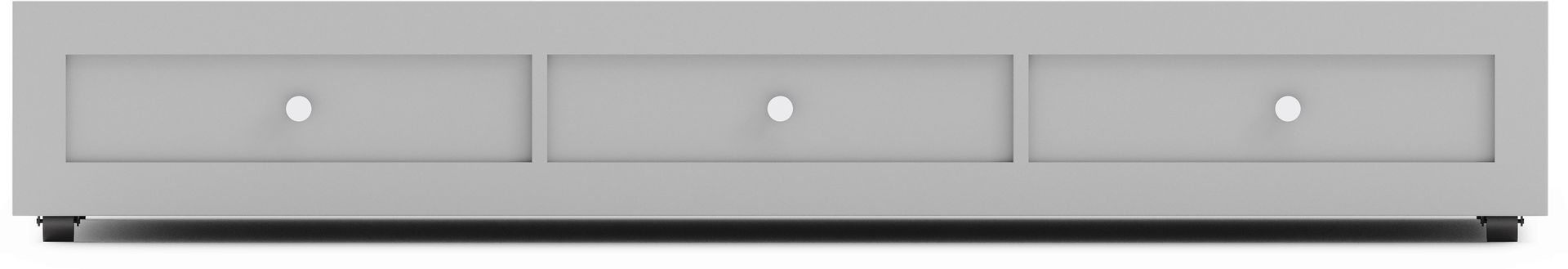 Kids Modern Colors Light Gray Twin Storage Trundle - Image 2