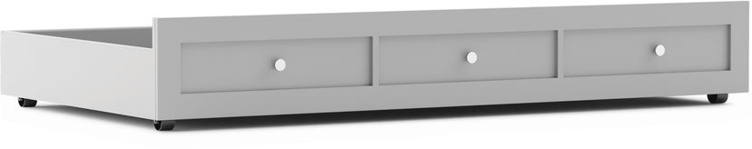 Kids Modern Colors Light Gray Twin Storage Trundle