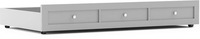 Kids Modern Colors Light Gray Twin Storage Trundle - Thumbnail - Image 1