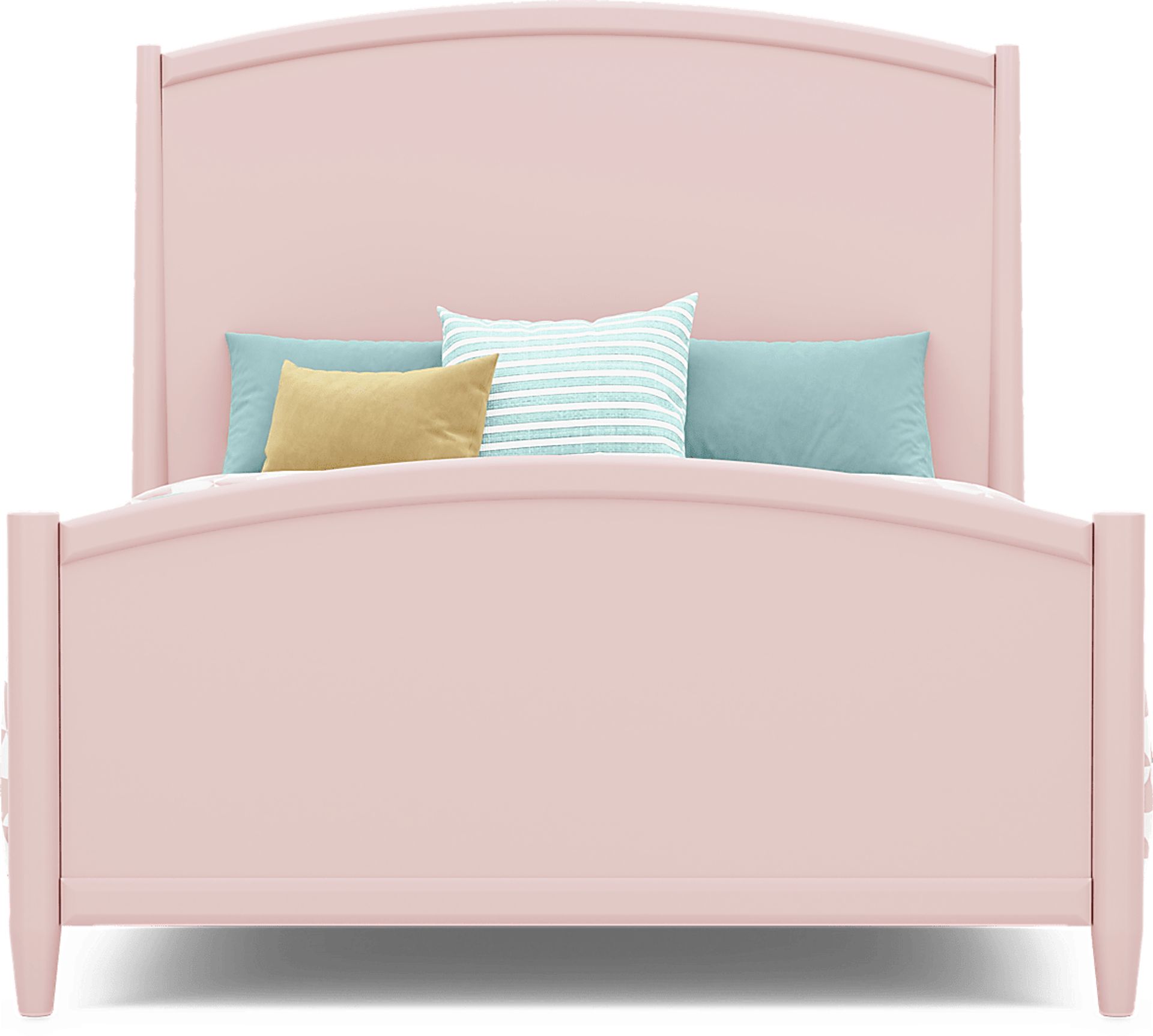 Kids Modern Colors Pink Queen Panel Bed - Image 2
