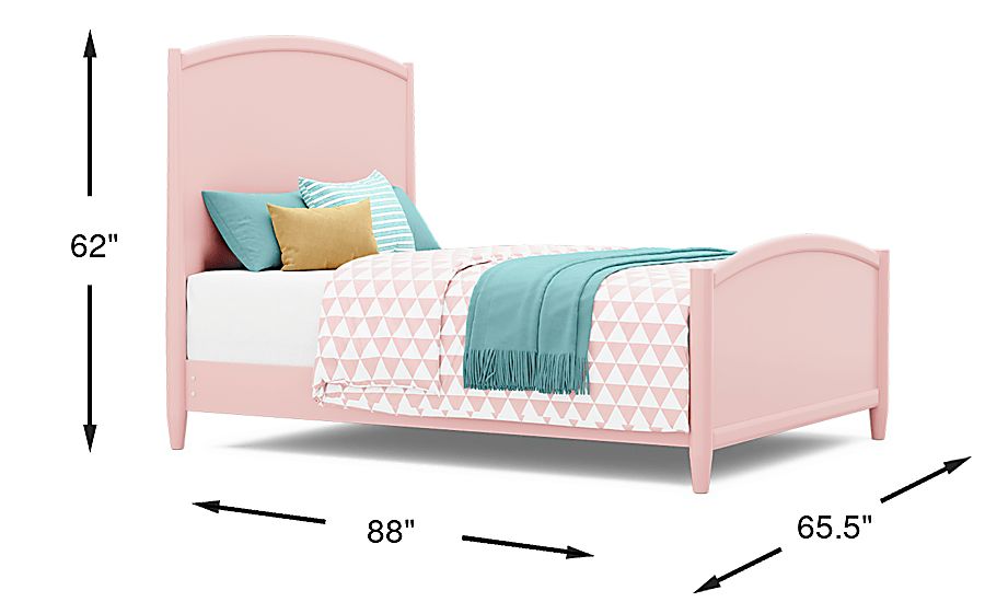 Kids Modern Colors Queen Panel Bed - Thumbnail 5