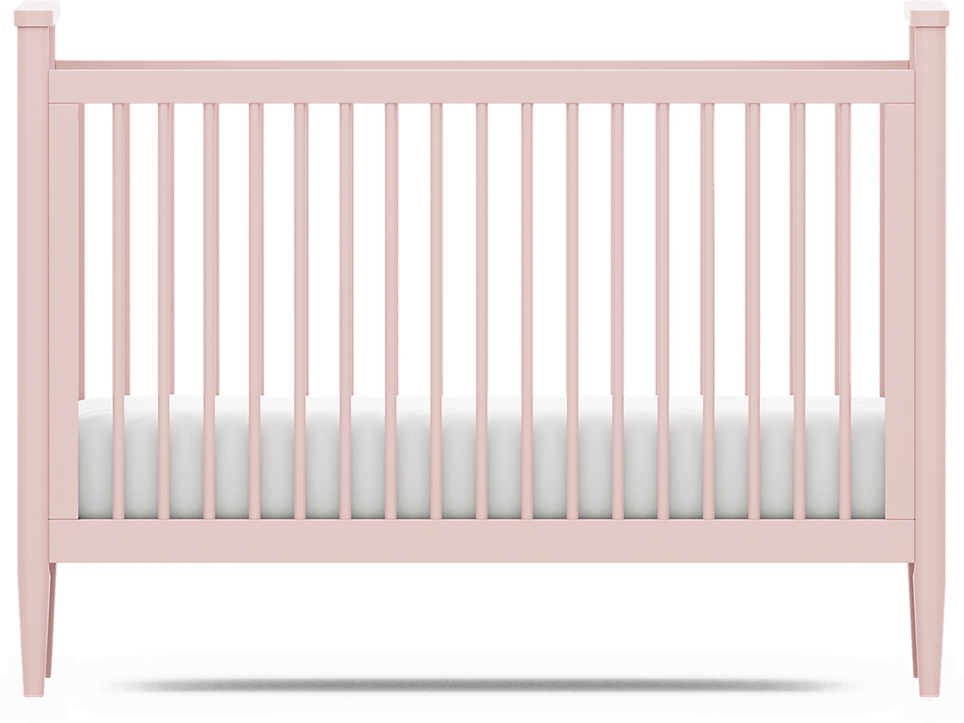 Kids Modern Colors Pink 3-in-1 Convertible Crib - Image 5