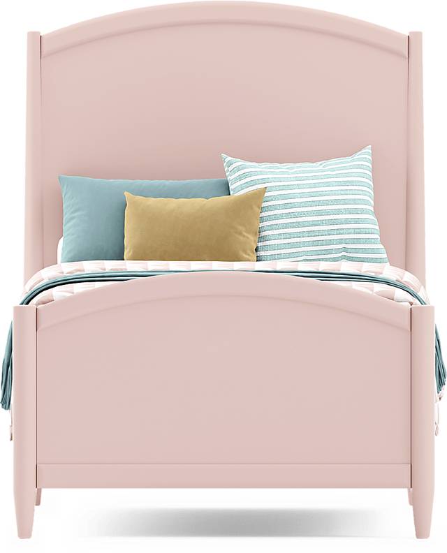 Kids Modern Colors Pink Twin Panel Bedroom - Thumbnail - Image 3