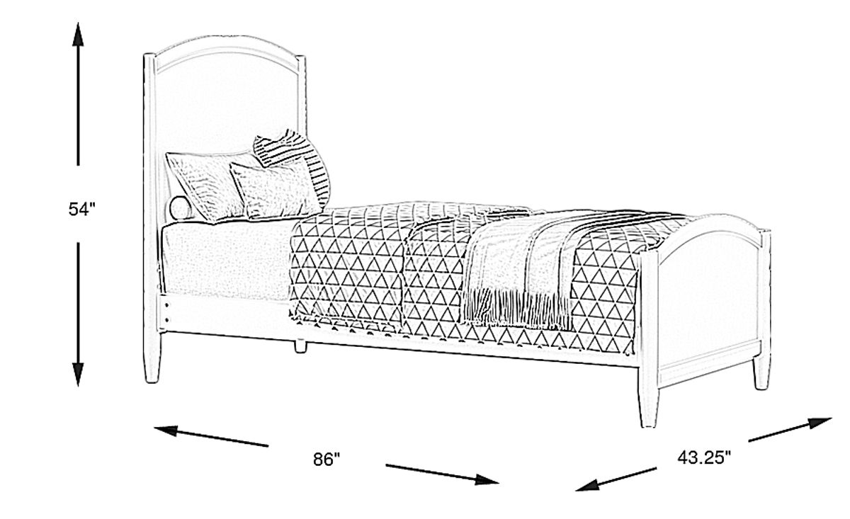Modern Colors Pink 3 Pc Twin XL Panel Bed Rooms to Go