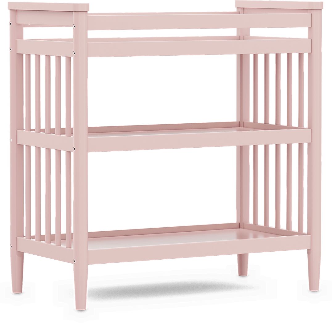 Kids Modern Colors Pink Changing Table