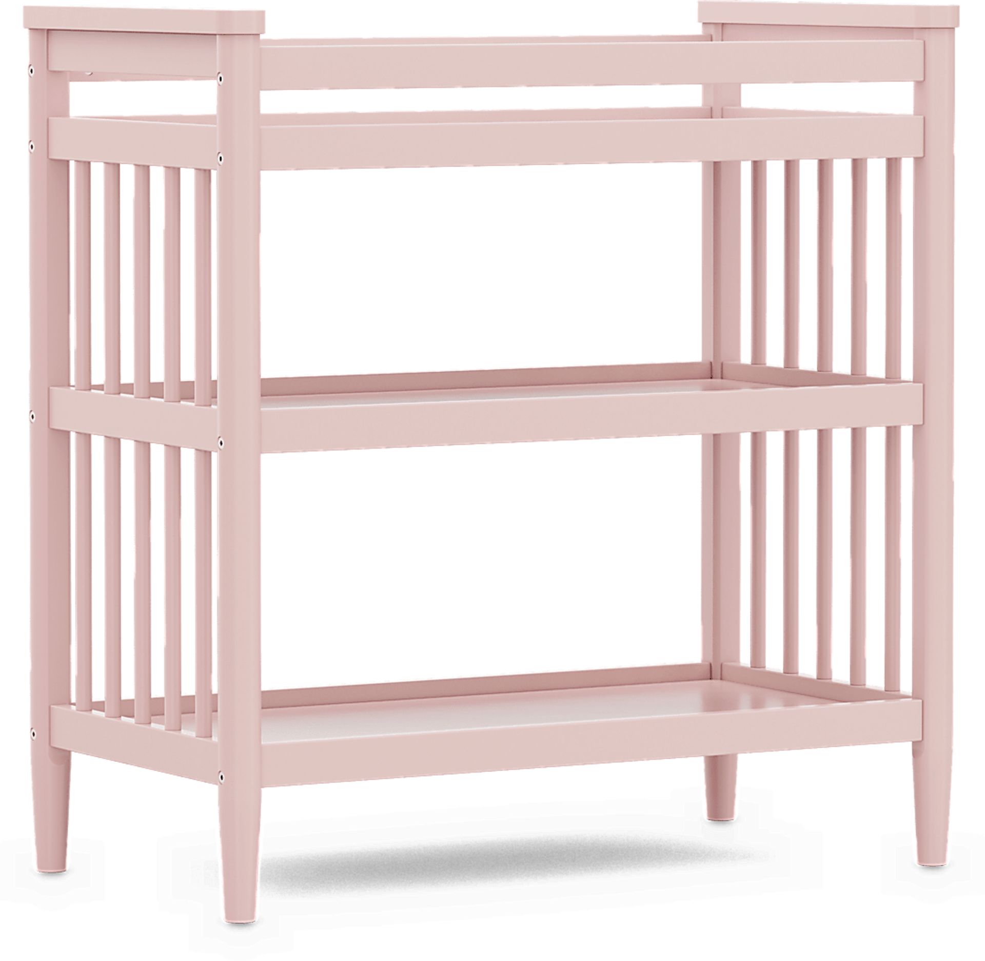 Kids Modern Colors Pink Changing Table - Image 1