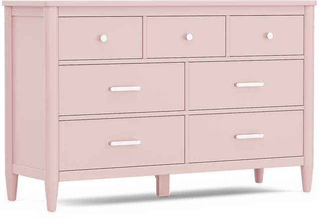 Kids Modern Colors Pink Twin Panel Bedroom - Thumbnail - Image 5
