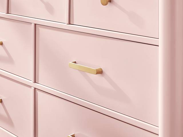 Kids Modern Colors Pink Twin Panel Bedroom - Thumbnail - Image 6