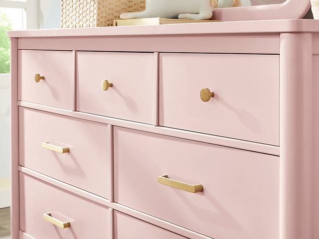 Kids Modern Colors Pink Twin Panel Bedroom - Thumbnail - Image 7
