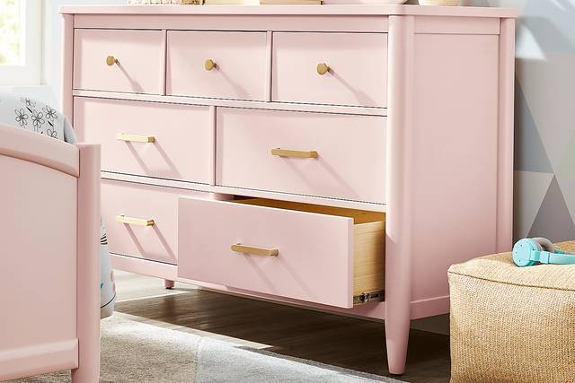 Kids Modern Colors Pink Twin Panel Bedroom - Thumbnail - Image 8