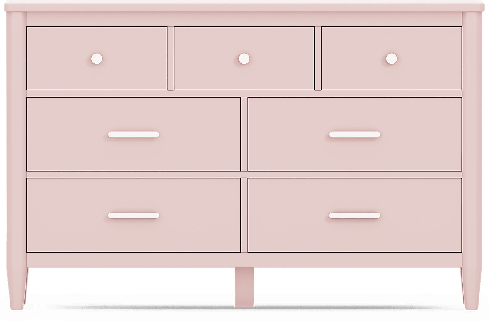 Kids Modern Colors Pink Dresser