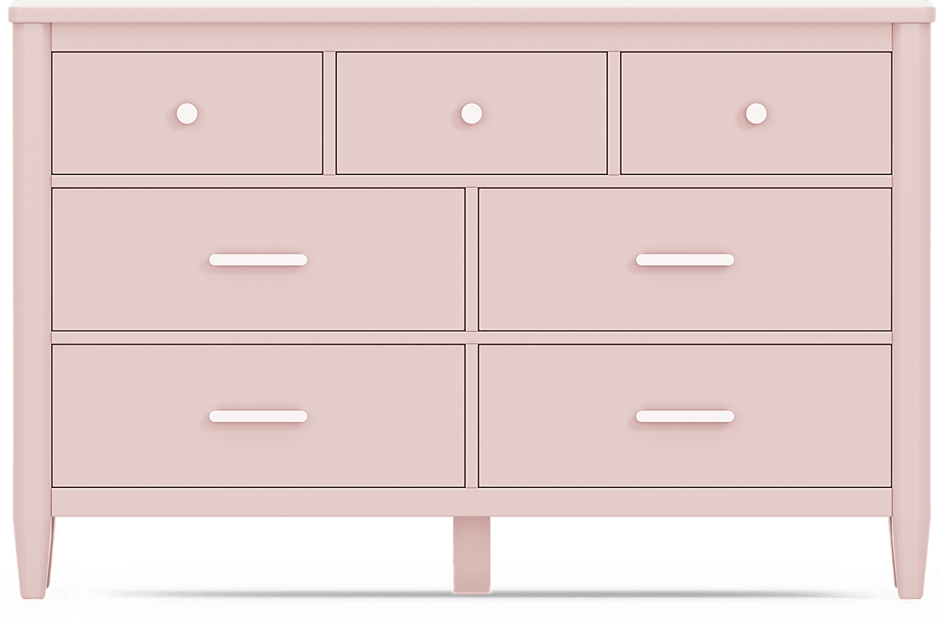 pink dresser