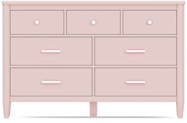 Kids Modern Colors Pink Twin Panel Bedroom - Thumbnail - Image 4