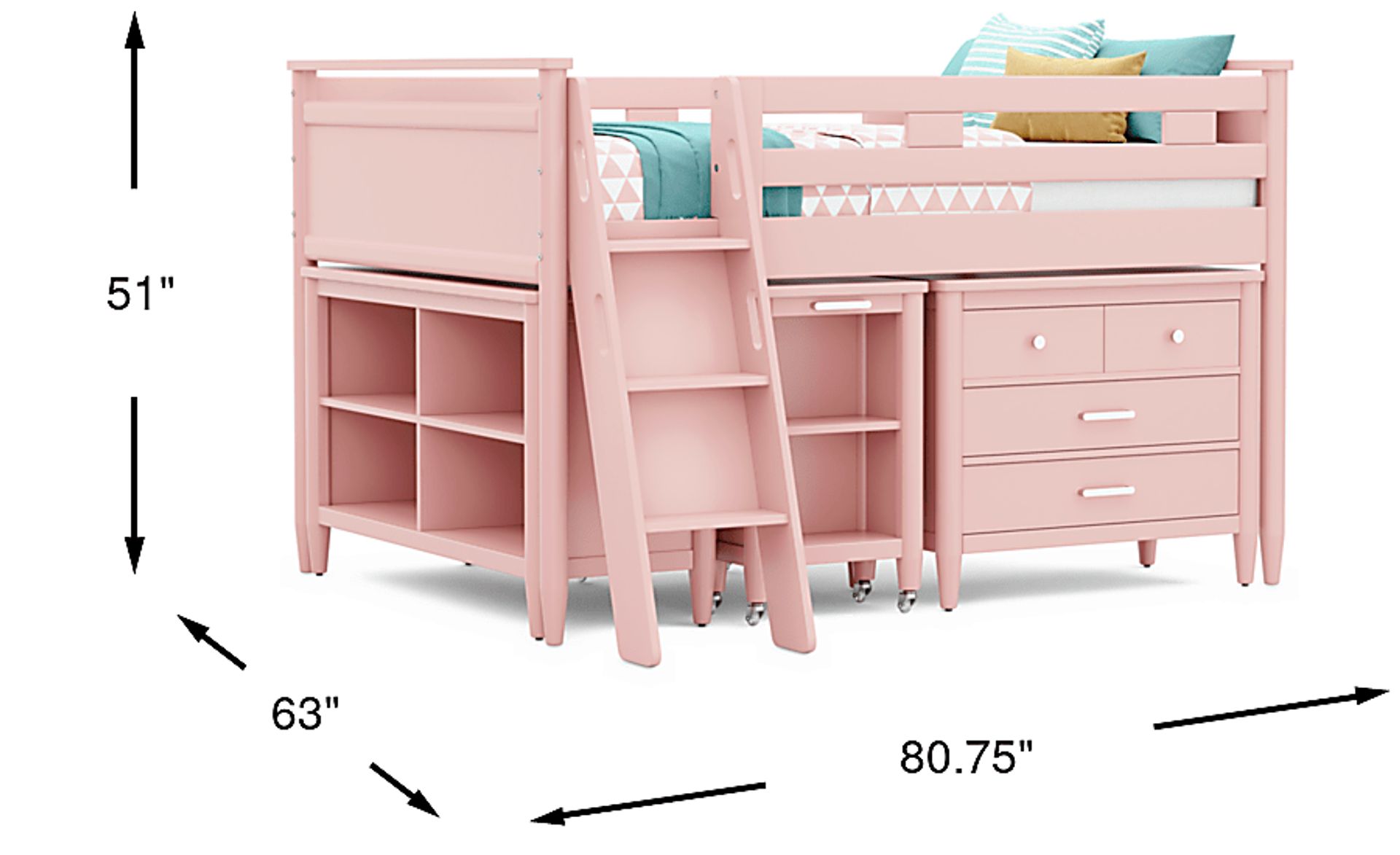 Dimension Image. Please refer to the Dimension Tab on this page for dimension details.