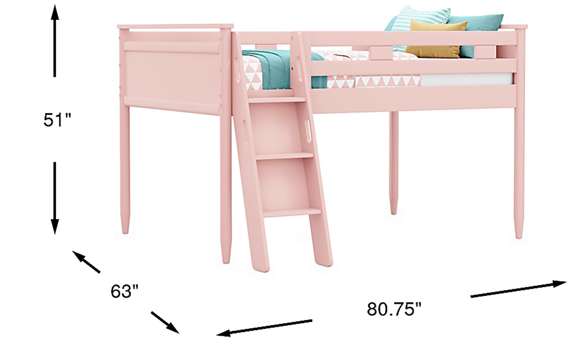 Dimension Image. Please refer to the Dimension Tab on this page for dimension details.