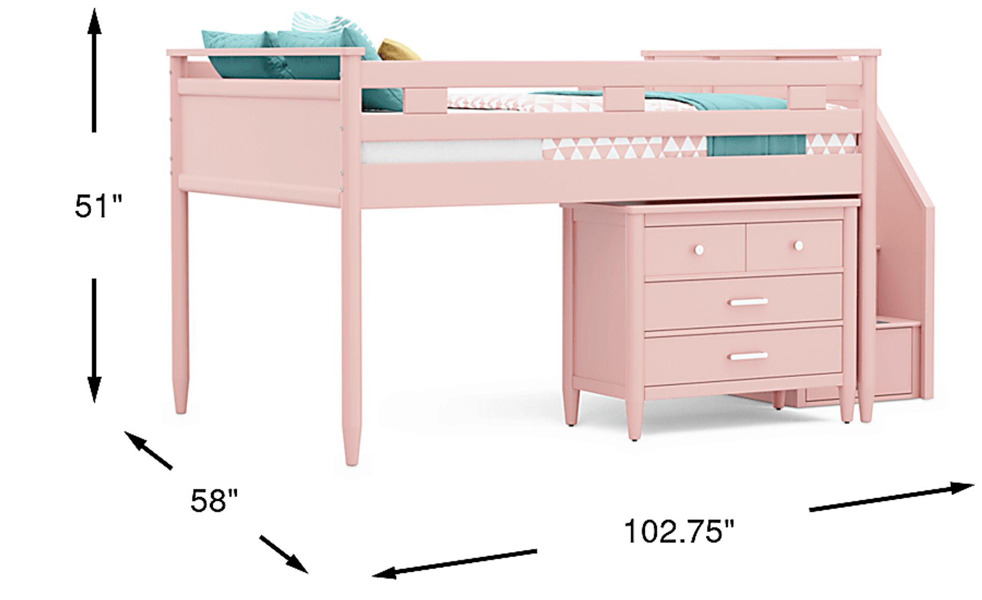 Dimension Image. Please refer to the Dimension Tab on this page for dimension details.