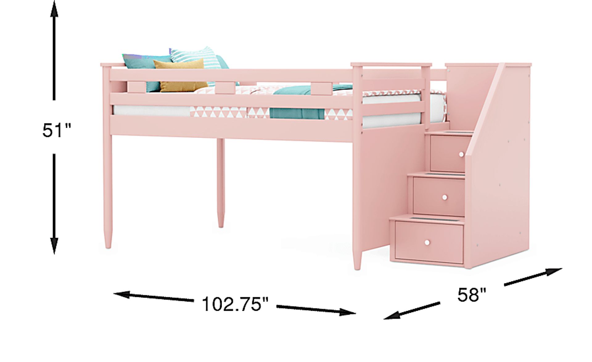 Dimension Image. Please refer to the Dimension Tab on this page for dimension details.