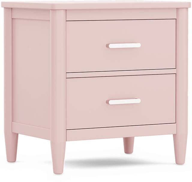 Kids Modern Colors Pink Nightstand - Thumbnail - Image 2