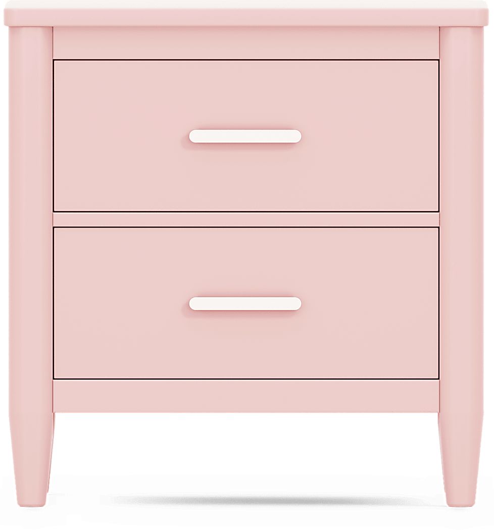 Kids Modern Colors Pink Nightstand