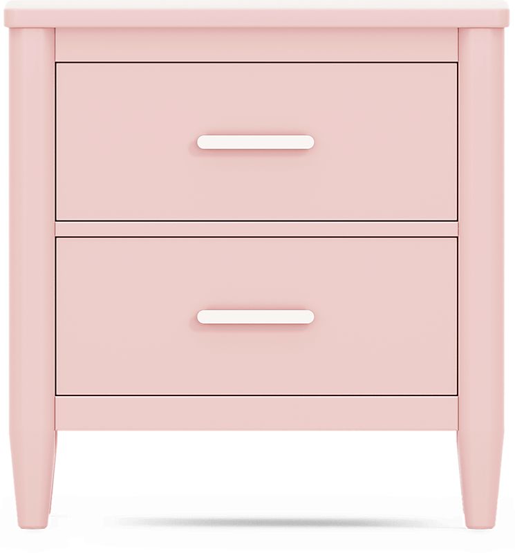 Kids Modern Colors Pink Nightstand