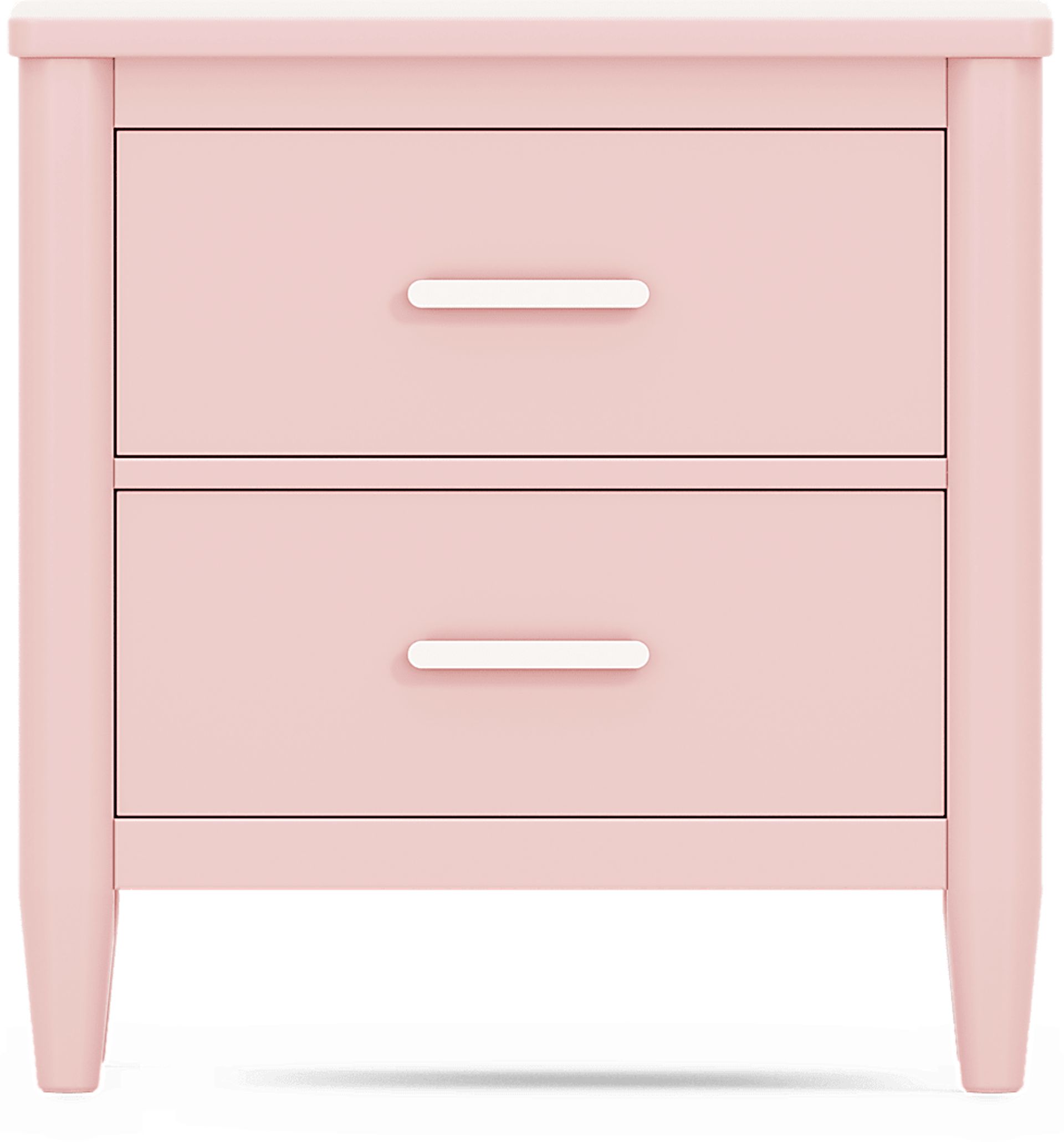Kids Modern Colors Pink Nightstand - Image 1