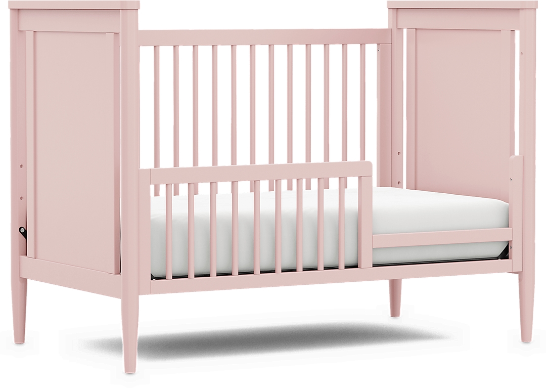 Kids Modern Colors Pink Toddler Rail