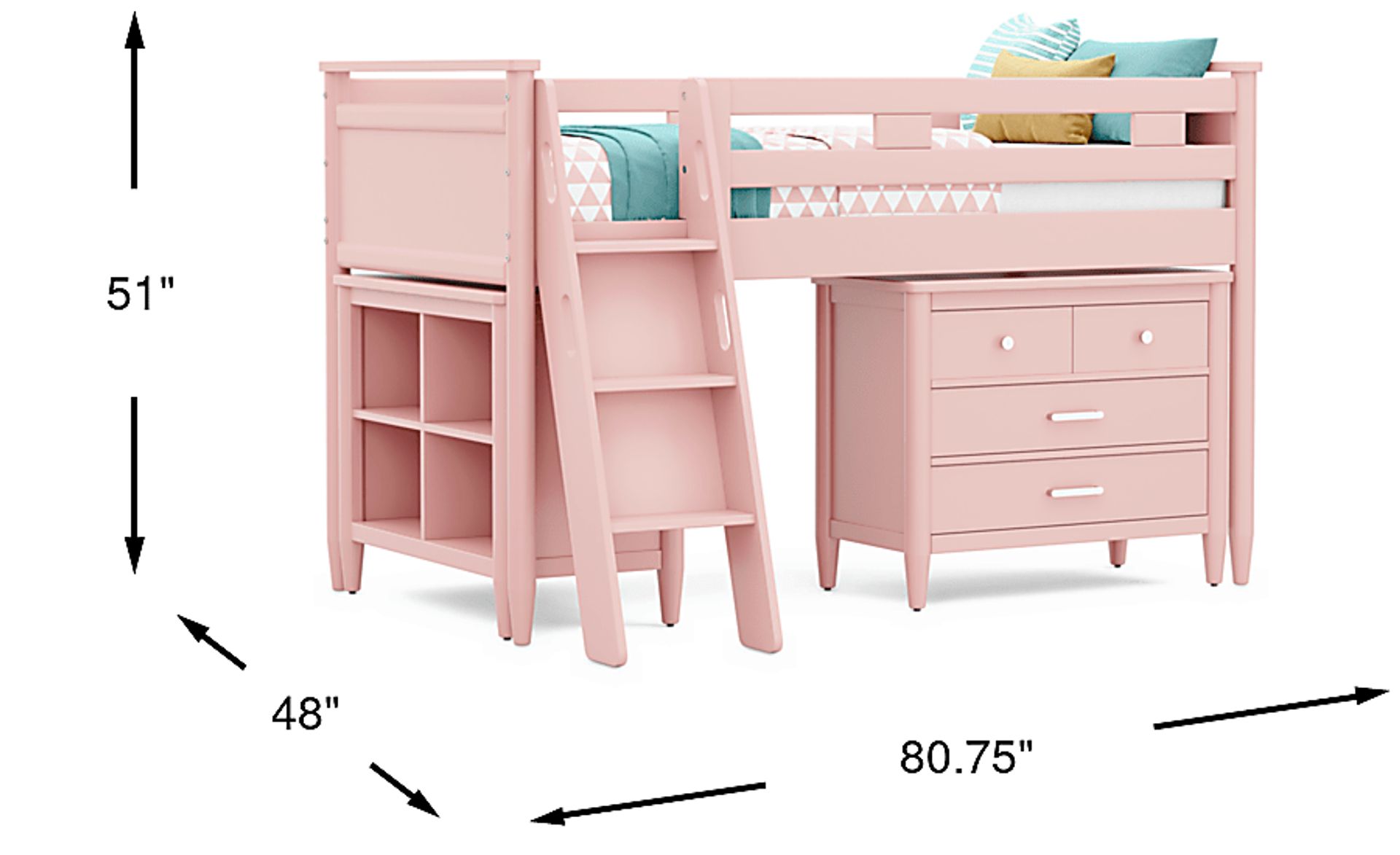 Dimension Image. Please refer to the Dimension Tab on this page for dimension details.